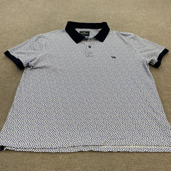 Rodd & Gunn Other - Rodd & Gunn Polo Shirt Mens XL Blue Polka Dot Sports Fit Cotton Casual Top Golf